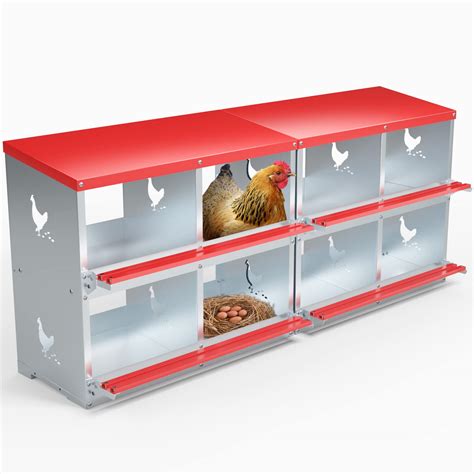 metal chicken nesting boxes decor|wall mounted chicken nesting boxes.